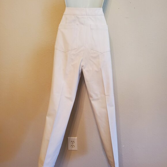 Spanx Classic White Silver. Linings Slim Strait Pants Size L/12. - Picture 7 of 12